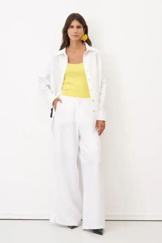 Amorgos Gömlek - Beyaz - 2