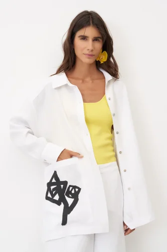 Amorgos Gömlek - Beyaz - 1