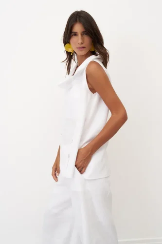 Anafi Bluz - Beyaz - 4