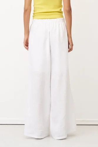 Anafi Uzun Pantolon - Beyaz - 6