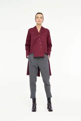 Antares Gömlek - Bordo - BIZE (1)