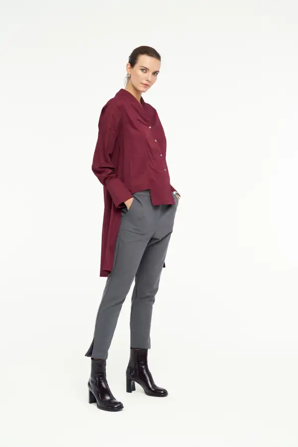 Antares Gömlek - Bordo - 3