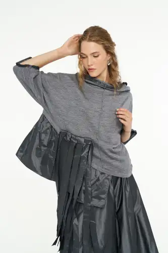 Aquarius Bluz - Gri - 5