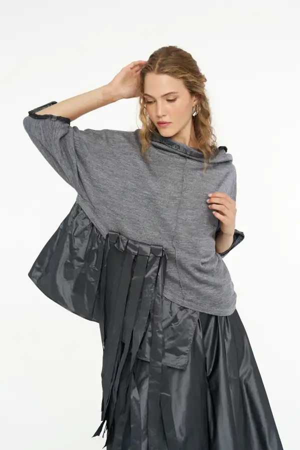 Aquarius Bluz - Gri - 5