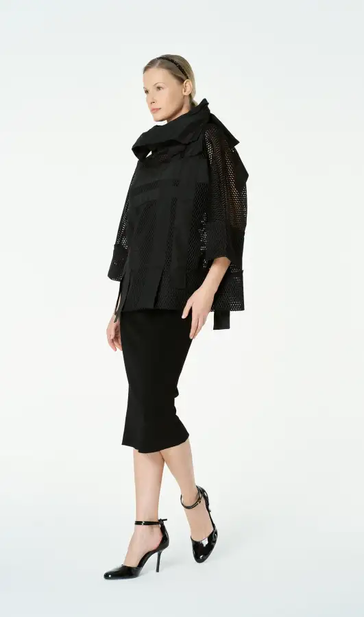 Aquila Yakalı Bluz - Siyah - 2