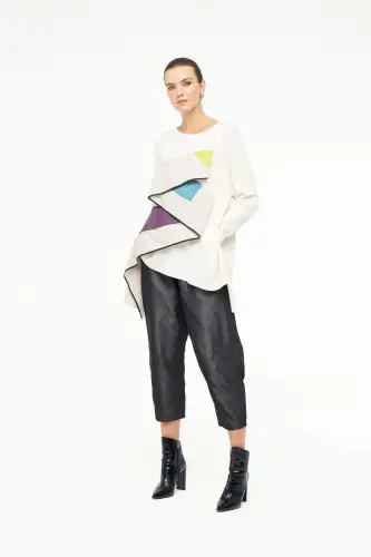 Atlas Bluz - Ekru - 2