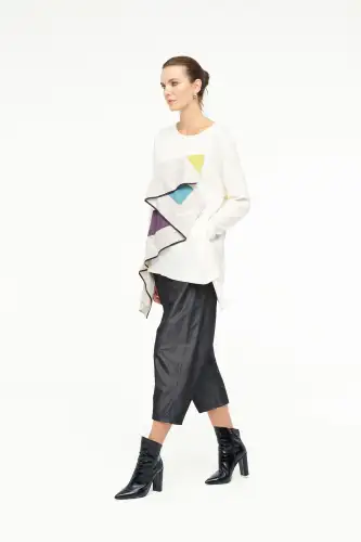 Atlas Bluz - Ekru - 3