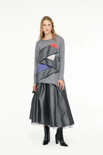 Atlas Bluz - Gri - 2