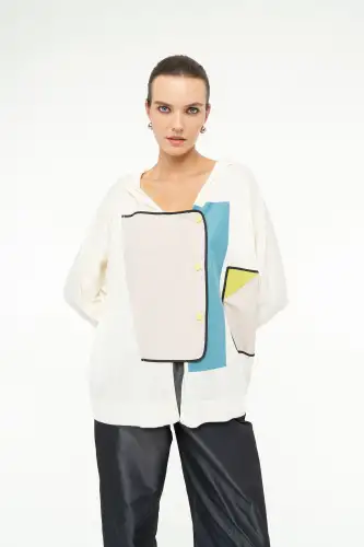 Atlas Hırka - Ekru - 4