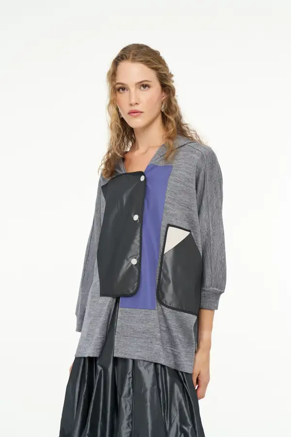 Atlas Hırka - Gri - 4