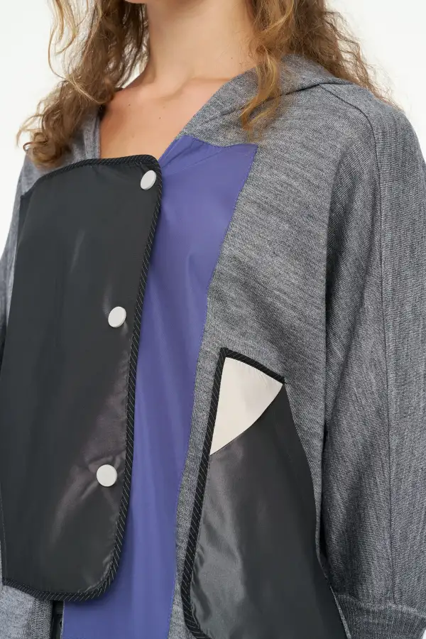 Atlas Hırka - Gri - 5