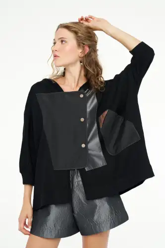 Atlas Hırka - Siyah 