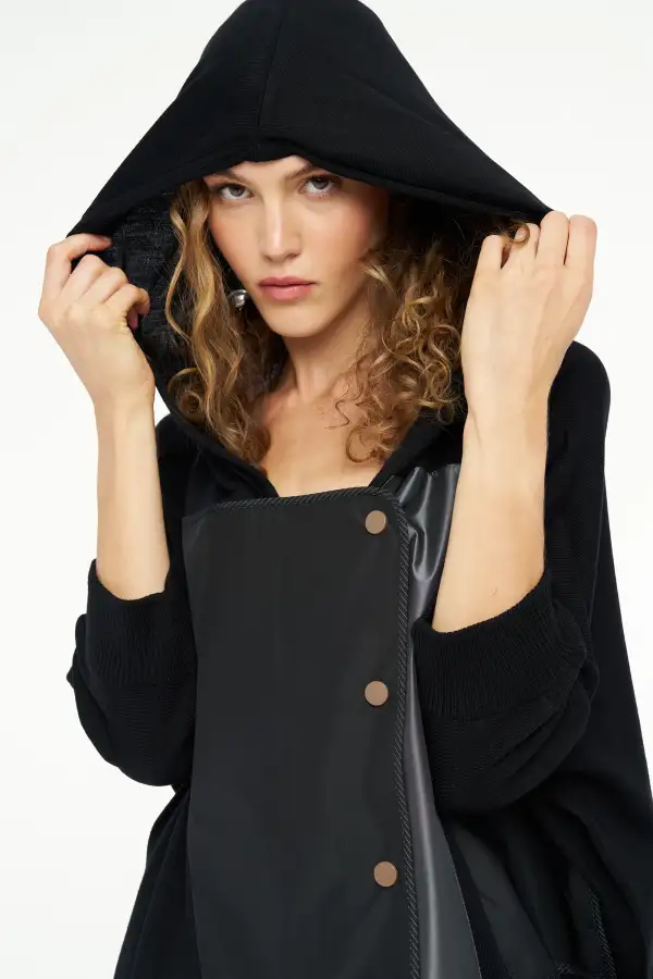 Atlas Hırka - Siyah - 3