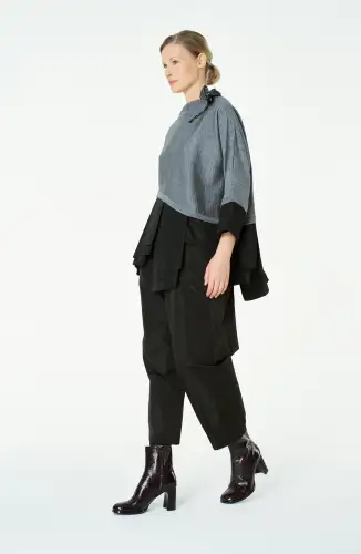 Ayka Bluz - Gri - 3