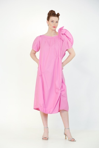 Ballet Sleeve Dress - Pink - 1