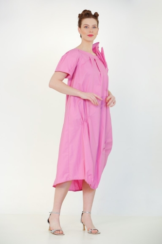 Ballet Sleeve Dress - Pink - 2