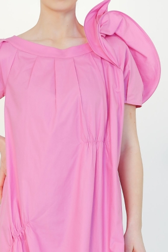 Ballet Sleeve Dress - Pink - 3