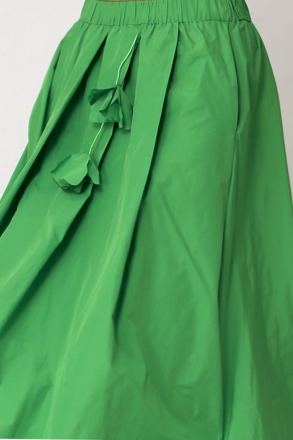 Balloon Skirt - Green - 5