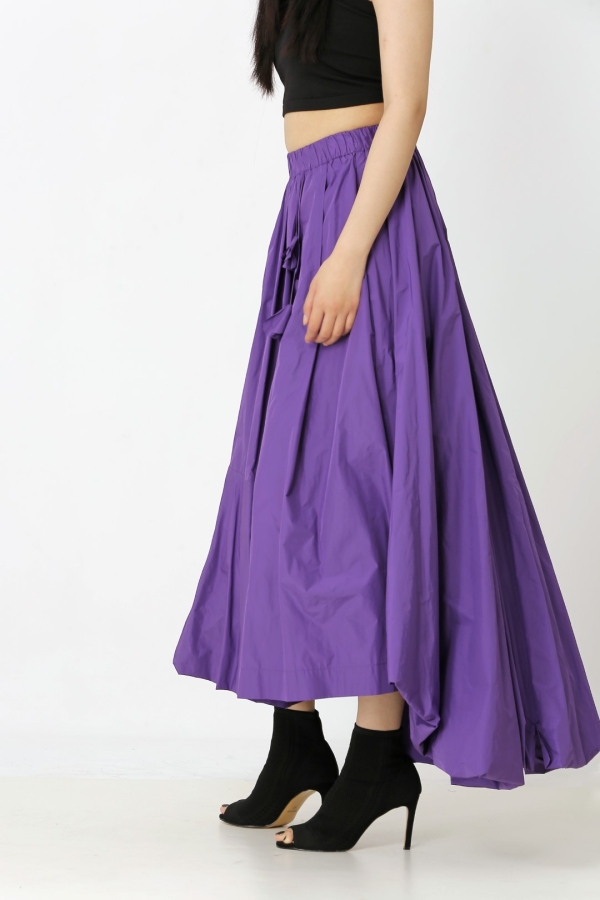Balloon Skirt - Purple - 2