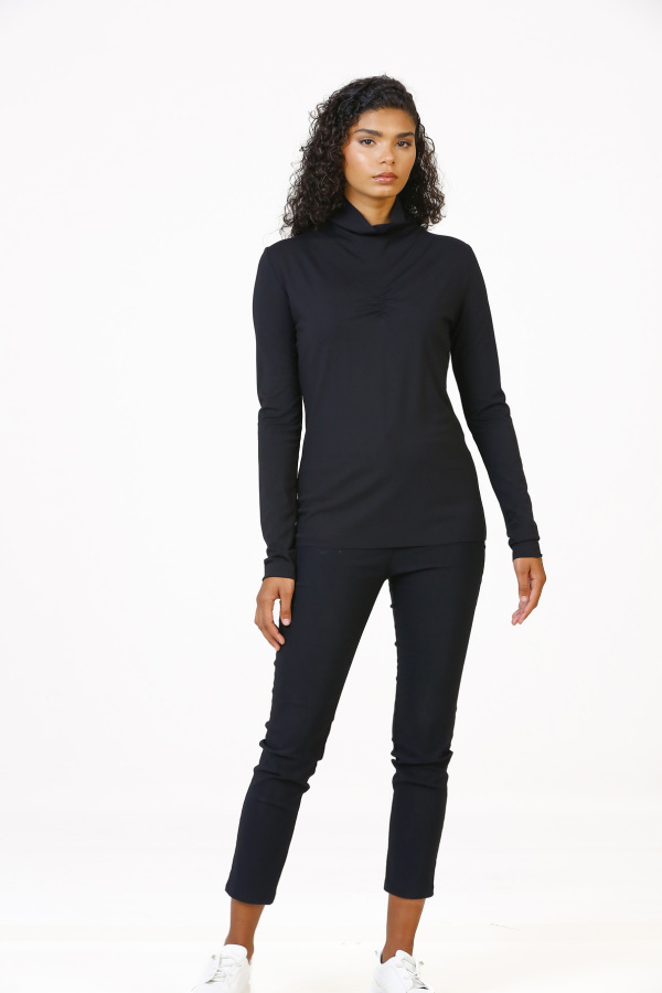 Basic Blouse - Black - 1