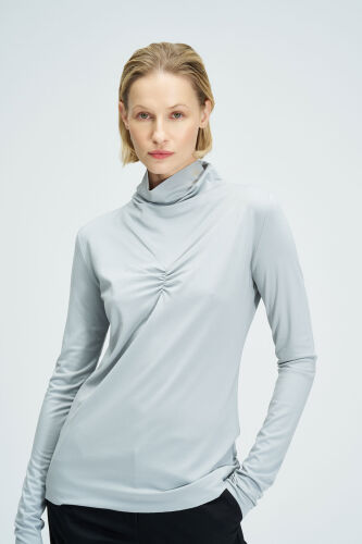 Basic Blouse - Gray - 5