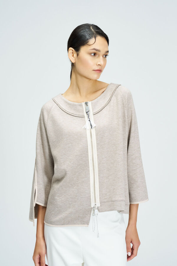 Beige Cardigan - 3