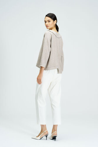 Beige Cardigan - 6