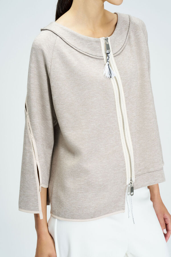 Beige Cardigan - 4