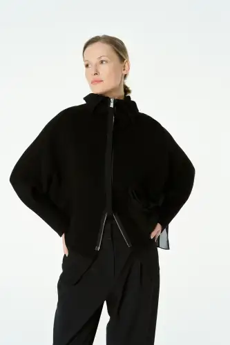 Bellatrik Hırka - Siyah - 1