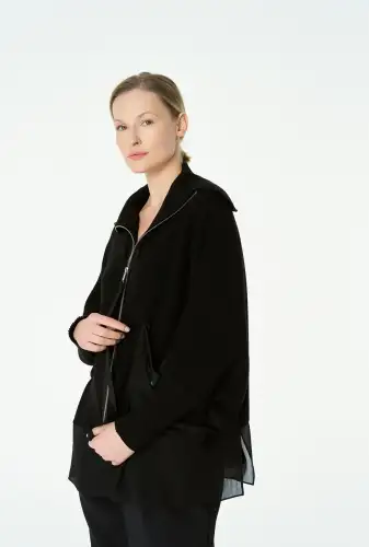 Bellatrik Hırka - Siyah - 3