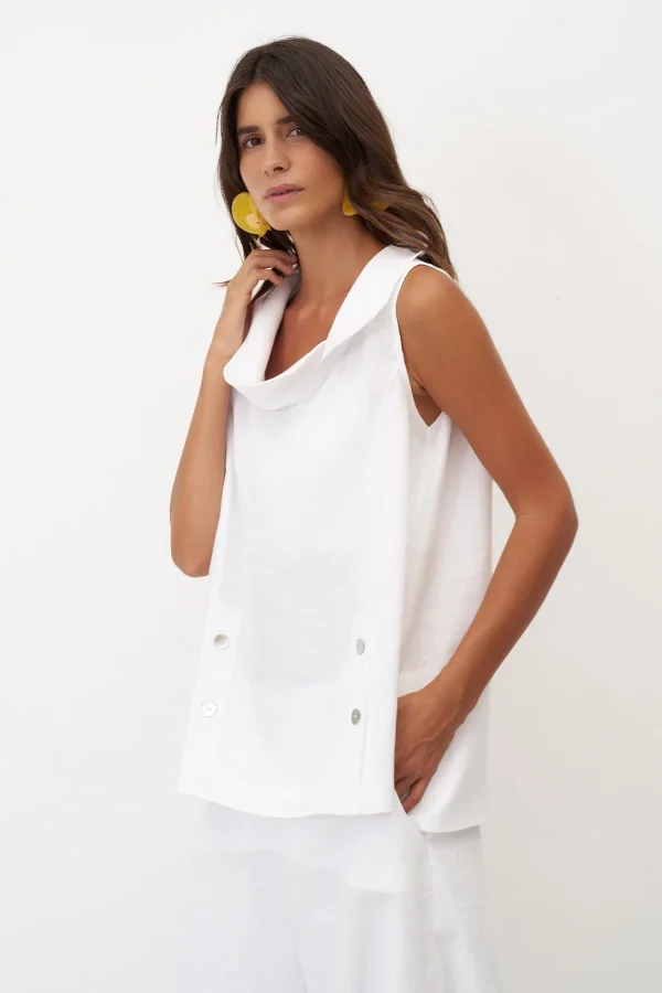 Beyaz Anafi Bluz - 3