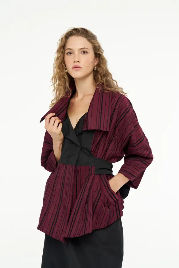 Bootes Ceket - Bordo - 3