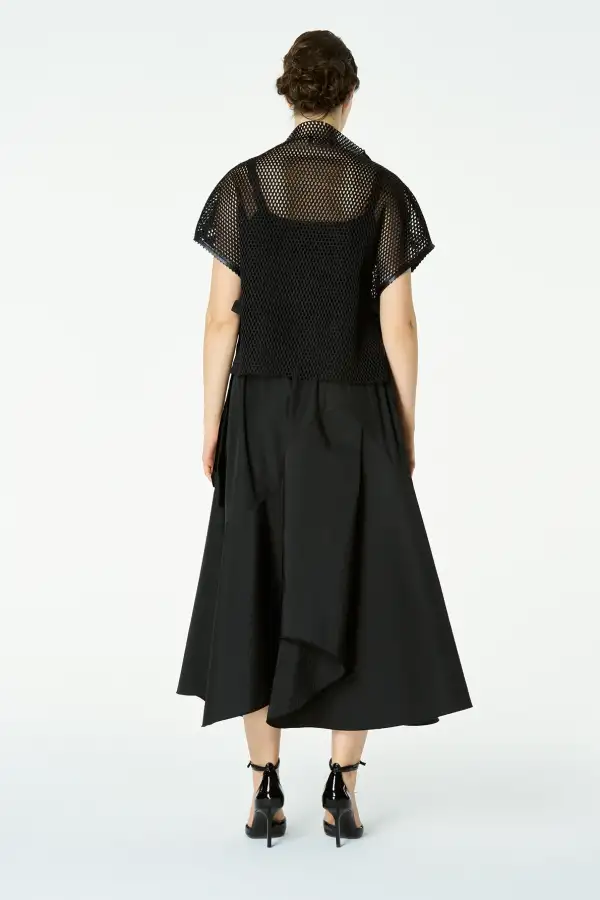 Capella Kolsuz Bluz - Siyah - 5