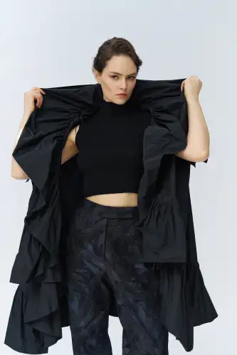 Carina Ceket - Siyah - 6