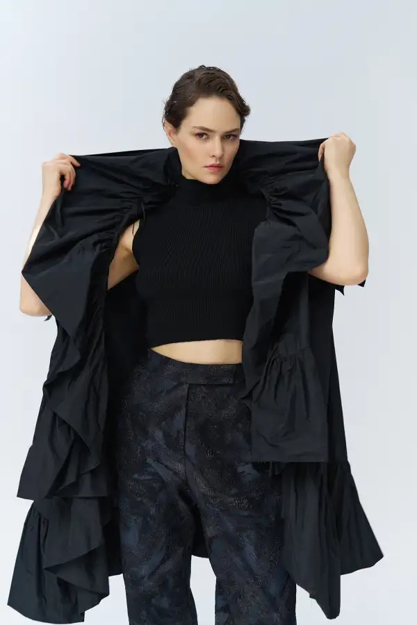 Carina Ceket - Siyah - 6