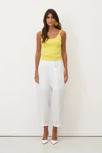 Chios Pantolon - Beyaz - 1