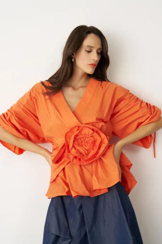 Corfu Bluz - Turuncu - 4
