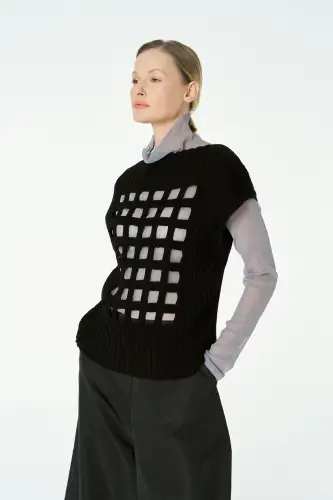 Crater Bluz - Siyah - 5