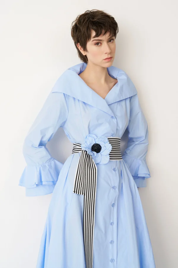 Crete Elbise - Mavi - 3