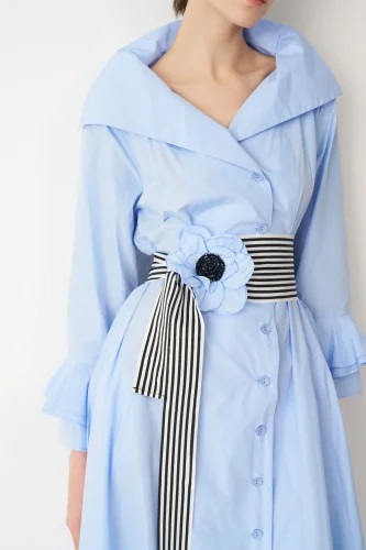 Crete Elbise - Mavi - 4