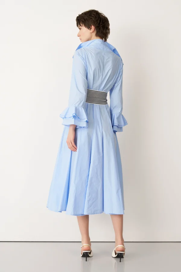 Crete Elbise - Mavi - 5