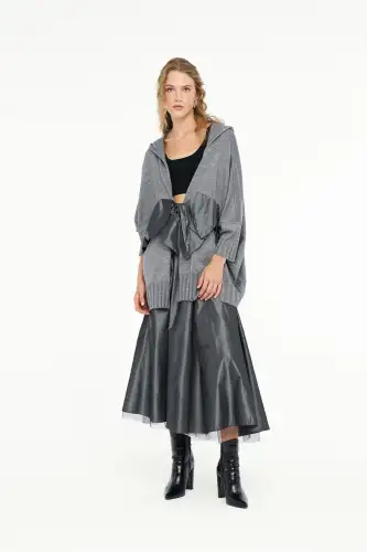 Crux Hırka - Gri - BIZE (1)