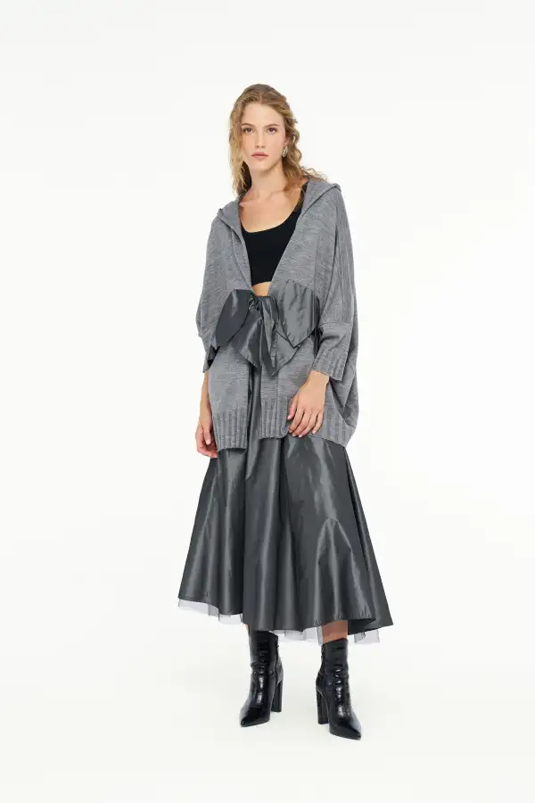 Crux Hırka - Gri - BIZE (1)