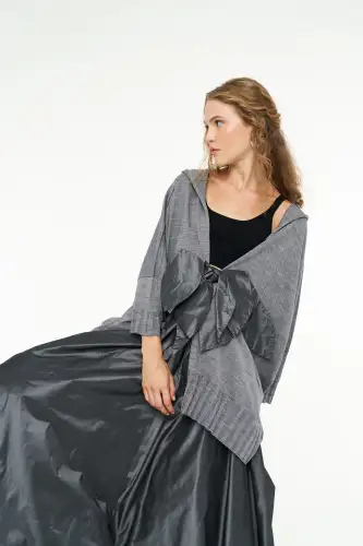 Crux Hırka - Gri - 3