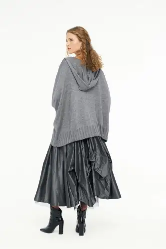 Crux Hırka - Gri - 5