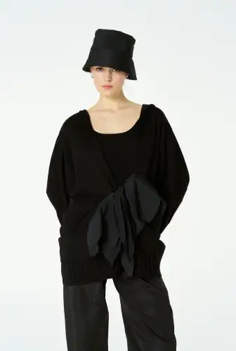 Crux Hırka - Siyah - 3