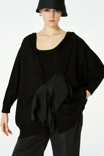 Crux Hırka - Siyah - 5