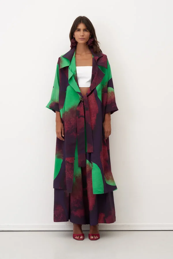 Desenli Baskılı Uzun Kollu Santorini Kap - BIZE (1)