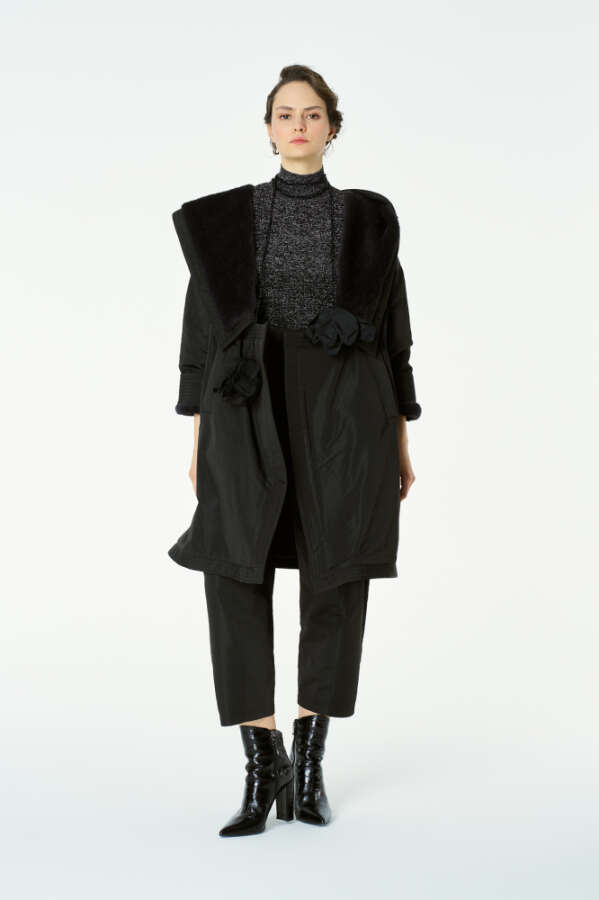 Dorado Uzun Mont - Siyah - 4