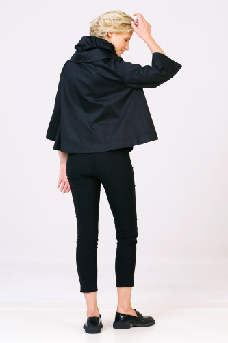 Double Collar Shirt - Black - 2